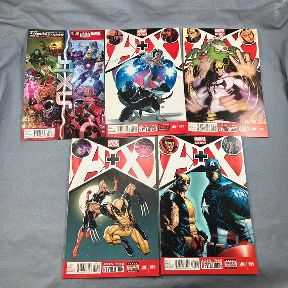 Avengers + X-Men A+X Marvel Comics Lot of 11 Issues 2013 Series AXIS #3+ - Picture 3 of 3